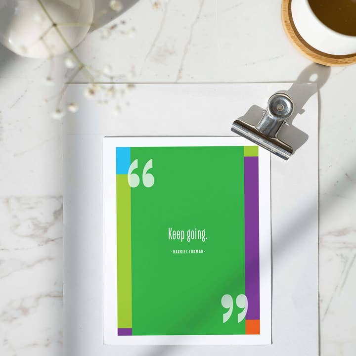 Junebug Ink - Wholesale Encouragement Card - Wise Words: Harriet Tubman4