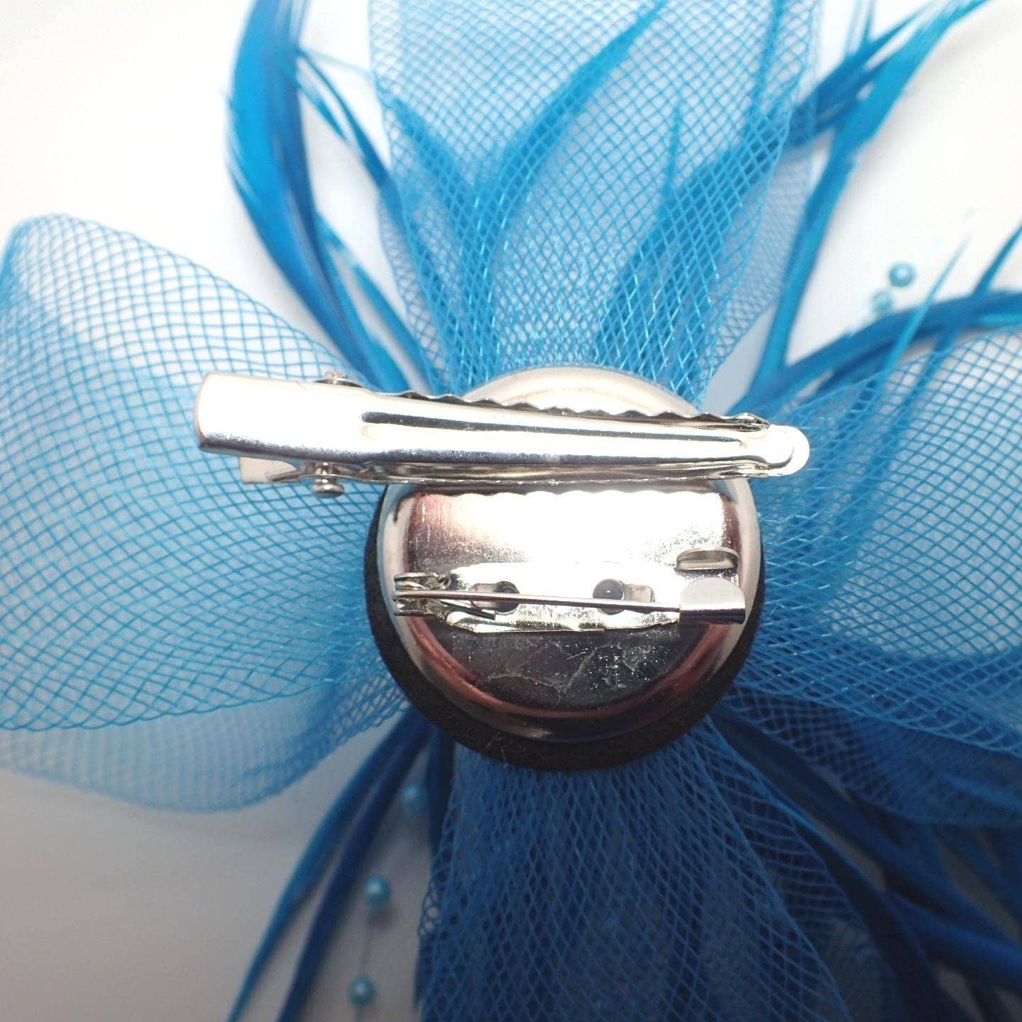 Topkids Accessories - Venta al por mayor Tocado - Mujer - Pinzas para el pelo con forma de flor, gorro de boda, pinza para el pelo, gorro Royal Ascot, con clip o diadema, diadema para niñas, mujeres6