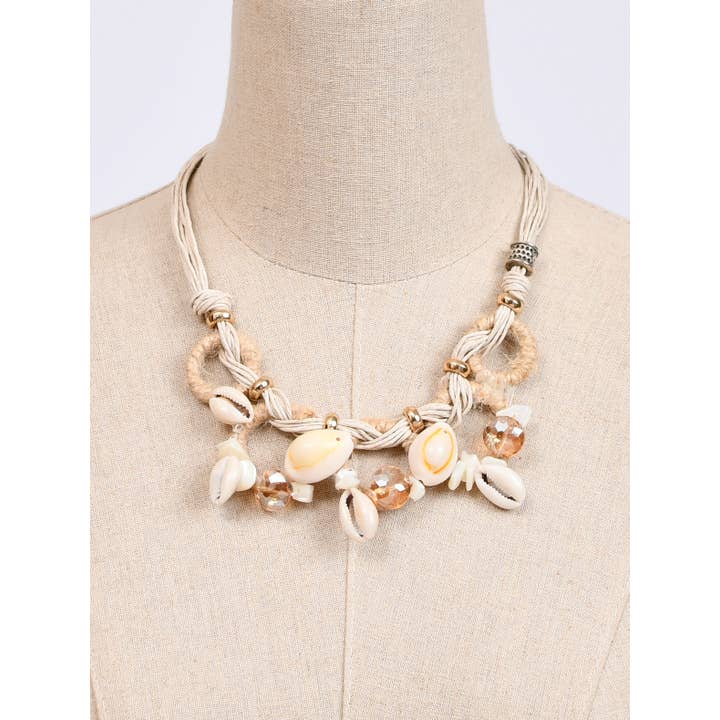 Victoria Moda – Großhandel Kette mit Anhänger/Charm – Kurze Halskette mit Meeres-Elementen