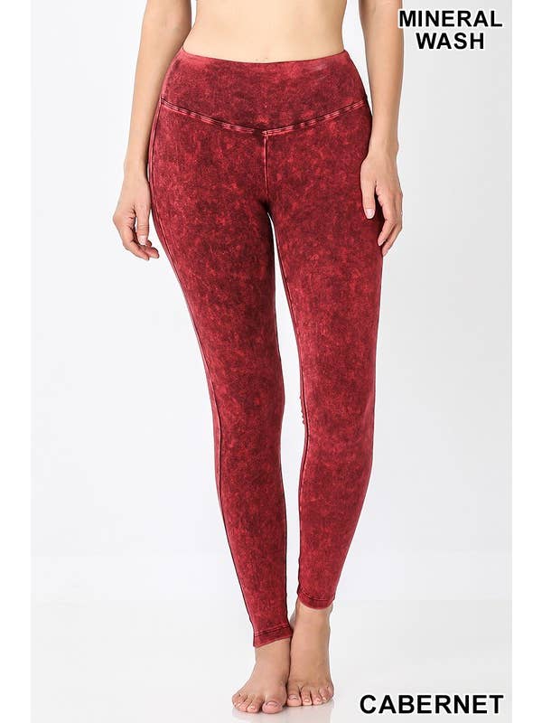 42POPS - Wholesale Athletic/Lounge Leggings - Women's - ",.Mineral Wash Leggings8