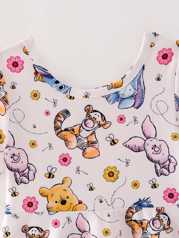 Rylee Faith Designs - Wholesale Dress - Kids - Princess Print Short Sleeve Dress