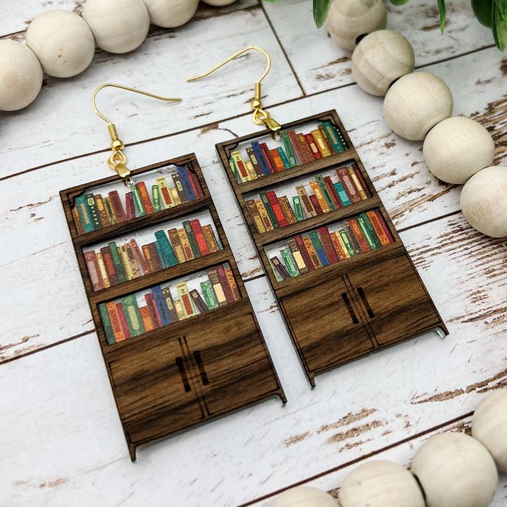 Bookcase Dangles for wholesale by Born 2 Blossom Designs