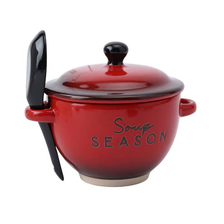 CGB Giftware - Wholesale Bowl - Snuggle Season 'Soup Season' Soup Bowl1