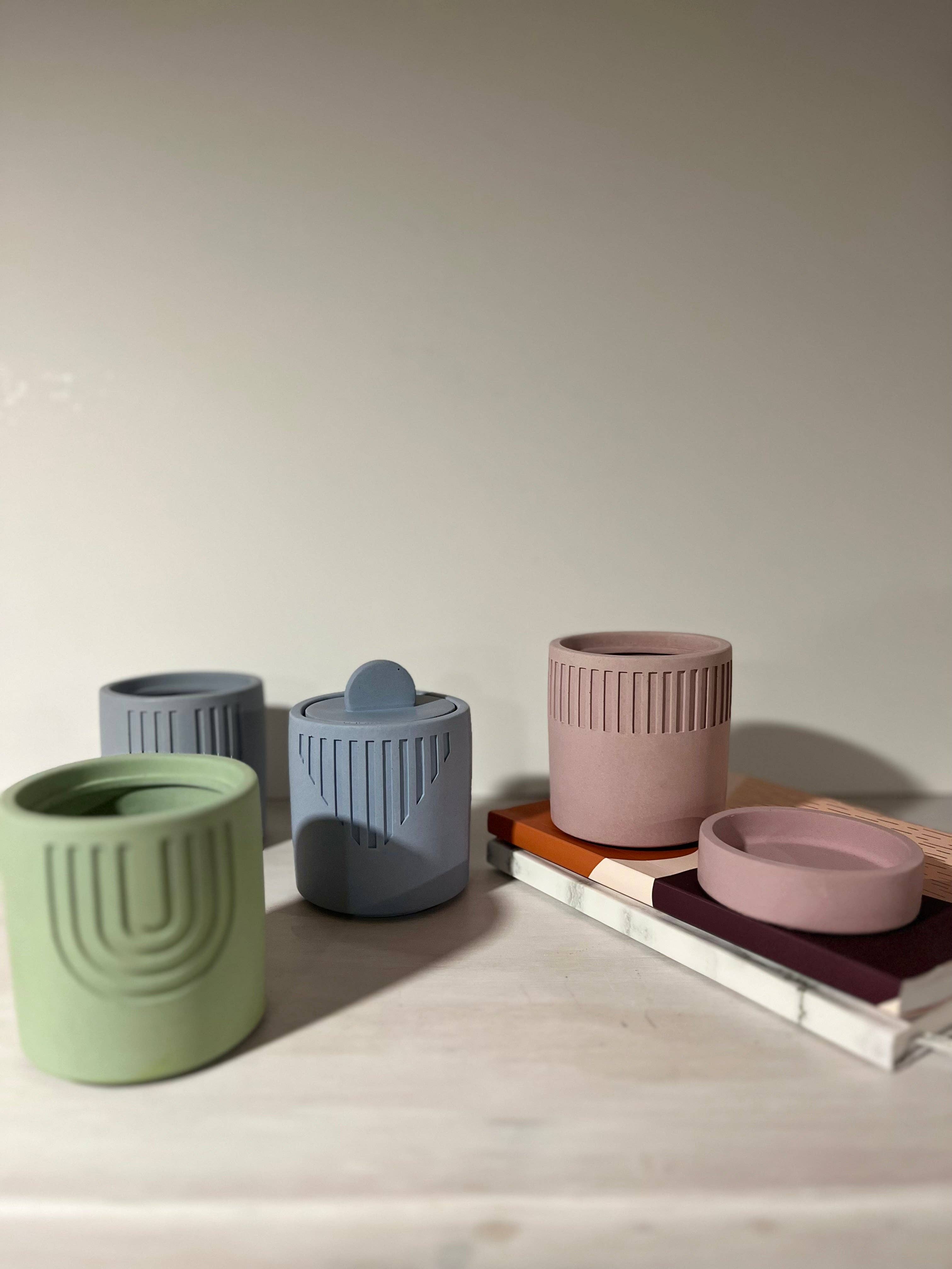 Joyful Lotus – Großhandel Blumentopf – Betontopf mit Deckel im nordischen Stil7