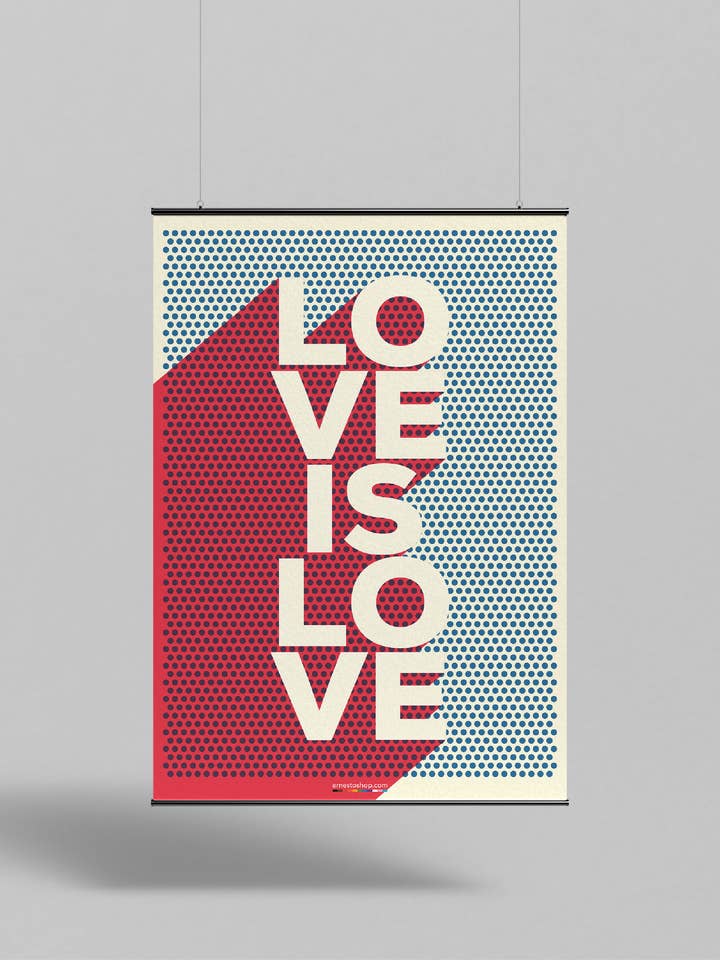 Love Is Love Poster A2 for wholesale by ErnestoShop