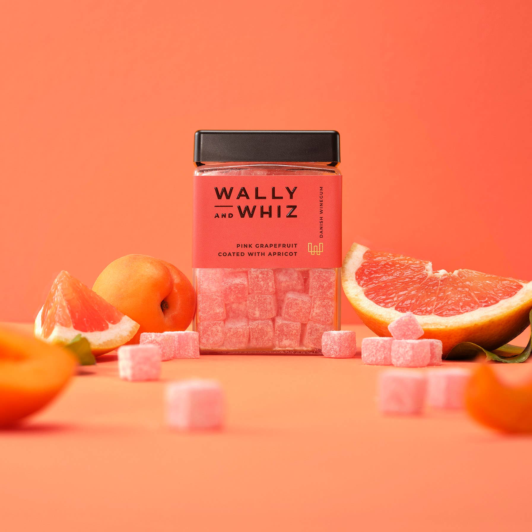 Sweetish- Swedish Candy Wholesale - Wholesale Gummy - Wally & Whiz Pink Grapefruit With Apricot 240g