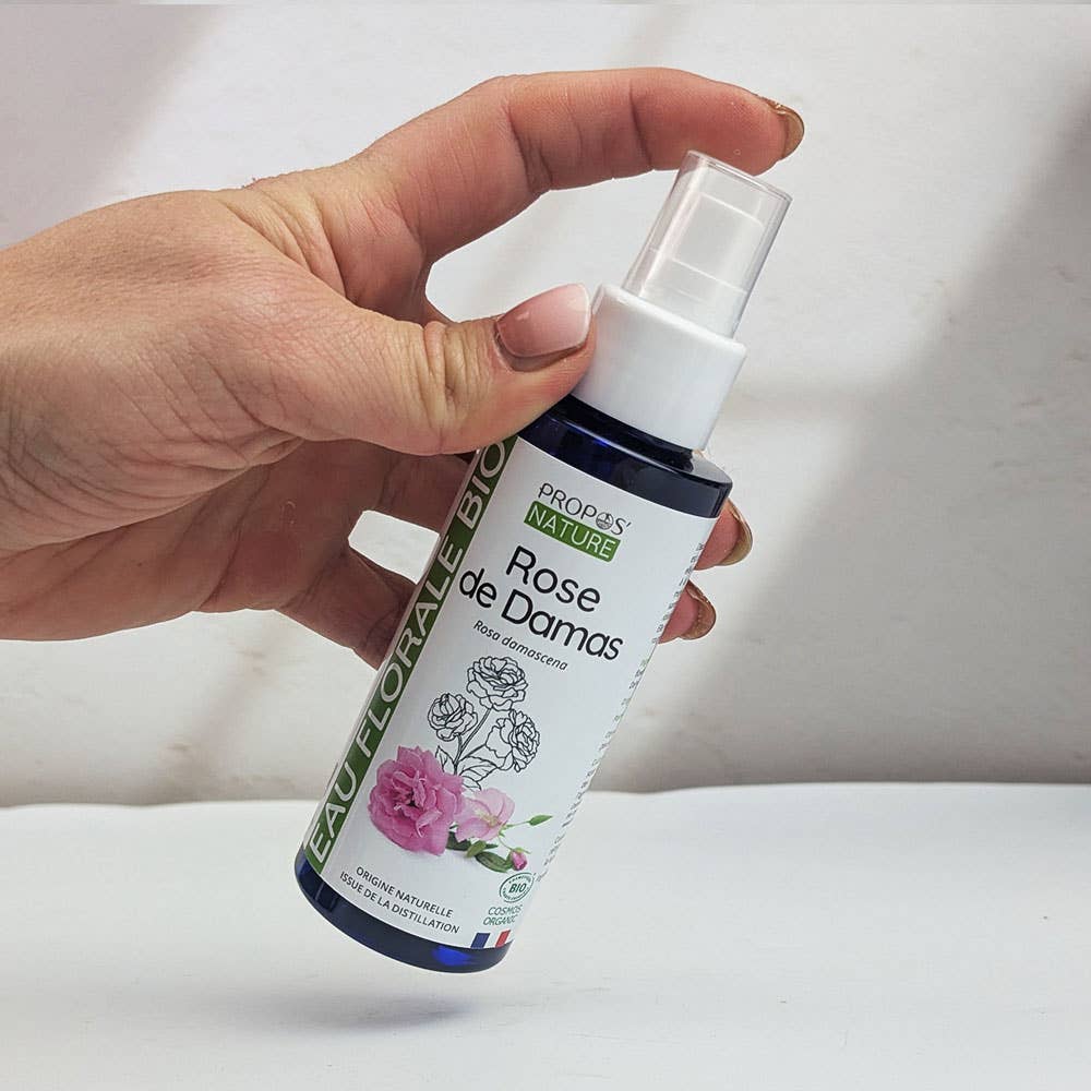 Propos'Nature – wholesale Face & body mist/water – Organic Damask Rose Hydrosol - Floral Water - 100ml1