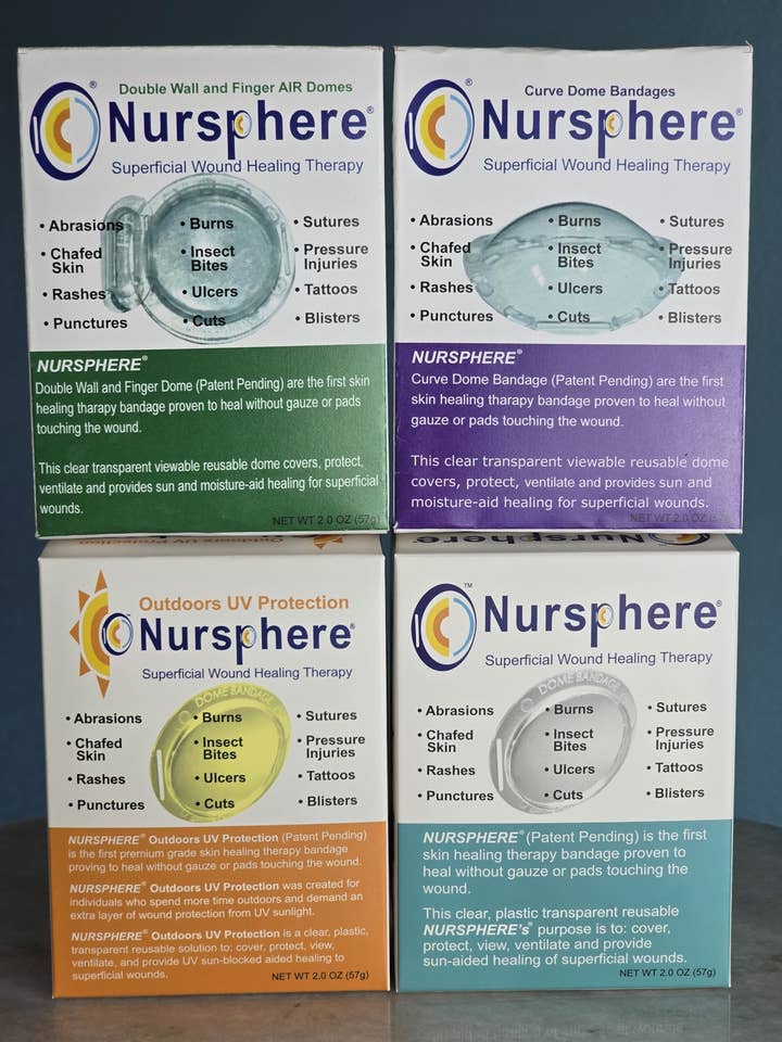 Nursphere® Original Bundle Dome Bandages™/Wound Tracker™ App for wholesale by Nursphere Original Dome Bandages