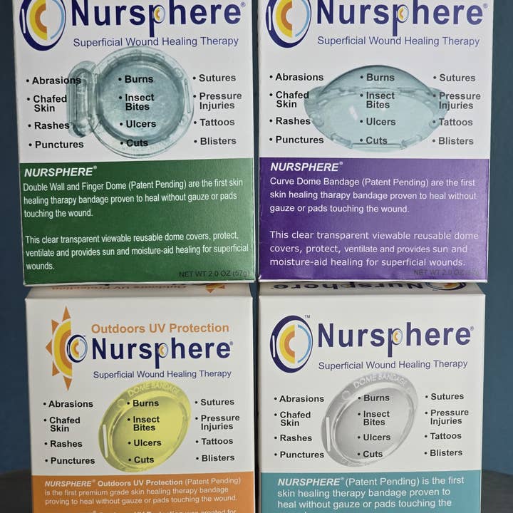 Nursphere Original Dome Bandages - Wholesale Bandaids/Bandages - Nursphere® Original Bundle Dome Bandages™/Wound Tracker™ App