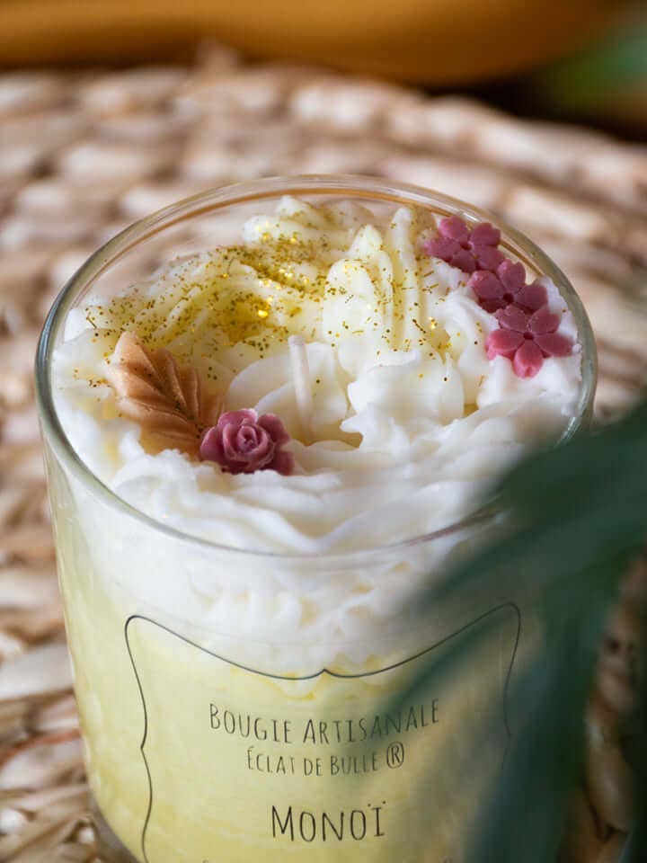 Éclat de bulle - Wholesale Jar/Filled Candle - Whipped cream scented candle1