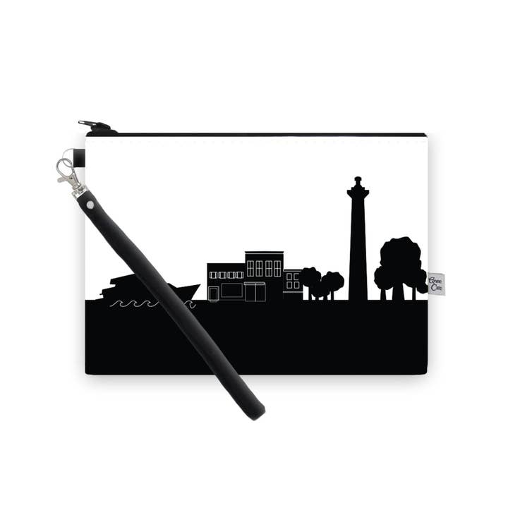 Sæt i Bay OH Skyline Håndledstaske Clutch Taske for engroshandel hos Anne Cate