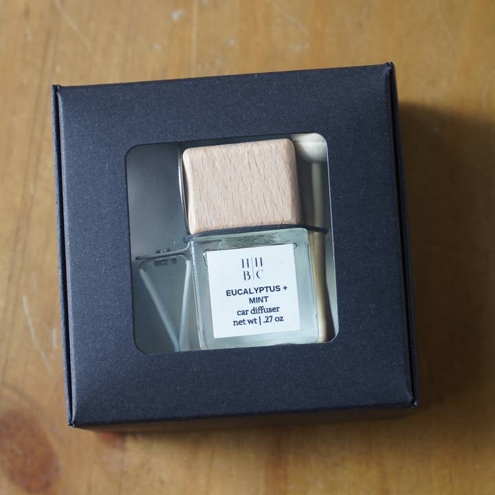 Hickory Hill Bath Company - Wholesale Car Freshener - Unisex - Eucalyptus + Mint Car Diffuser, Vent Adjustable, Non-Toxic1