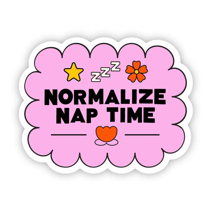 Normalize nap time sticker for wholesale by Big Moods