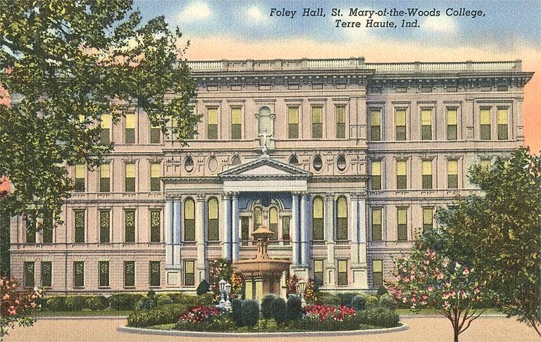 Found Image Press - Vente Aimants - Aimant IN-284 St, Mary of the Woods College, Terre Haute0