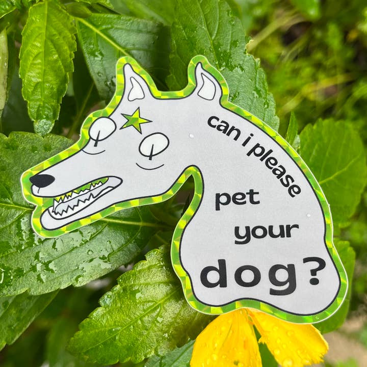 Pet Ur Dog Sticker for wholesale by CreepyMeat