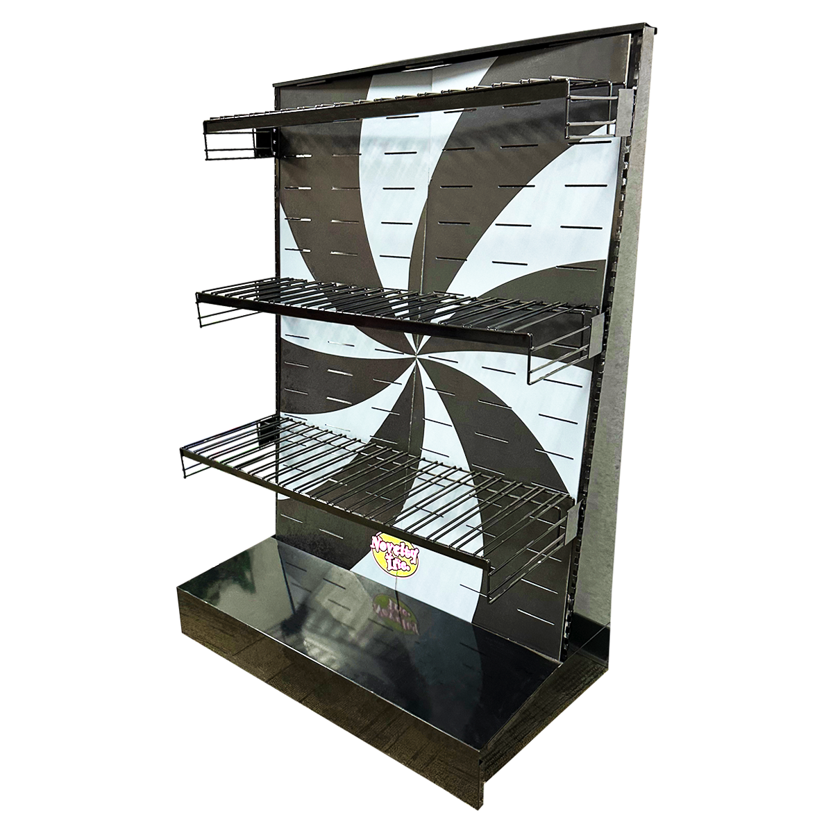 Novelty Brands - Wholesale Retailer Display Stand/Case - Merchandising Fixture - 3' Endcap Kit Floor Display 0