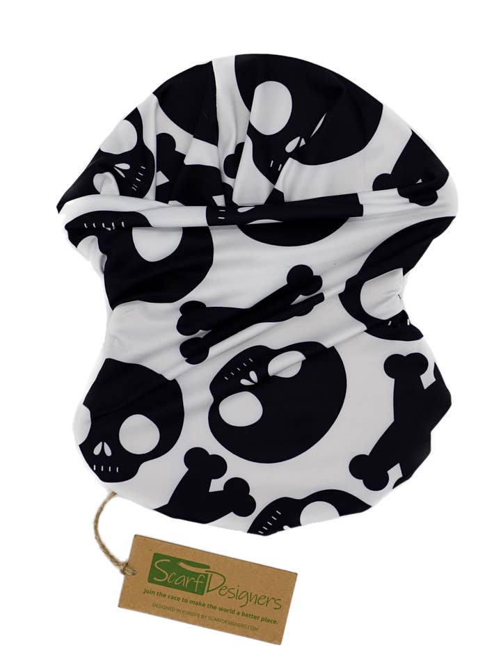 Bandana multifuncional com estampa de caveiras por atacado de Scarf Designers