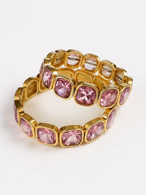 Pink glam bracelet for wholesale by TLD Designs