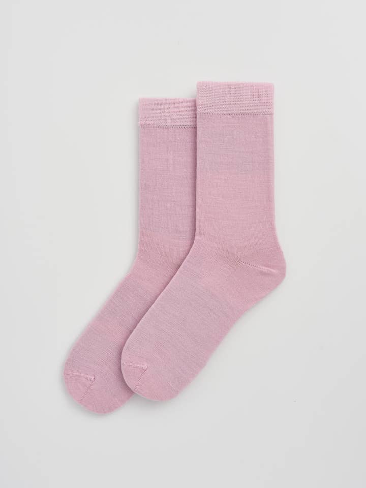 Sugar Pink Merino Socks for wholesale by Pairs Socks