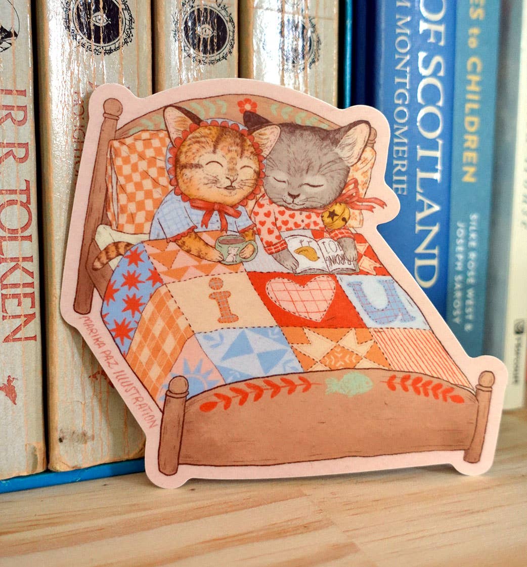 Marika Paz Illustration - Vendita all'ingrosso Adesivo - Adesivo «I love you»1