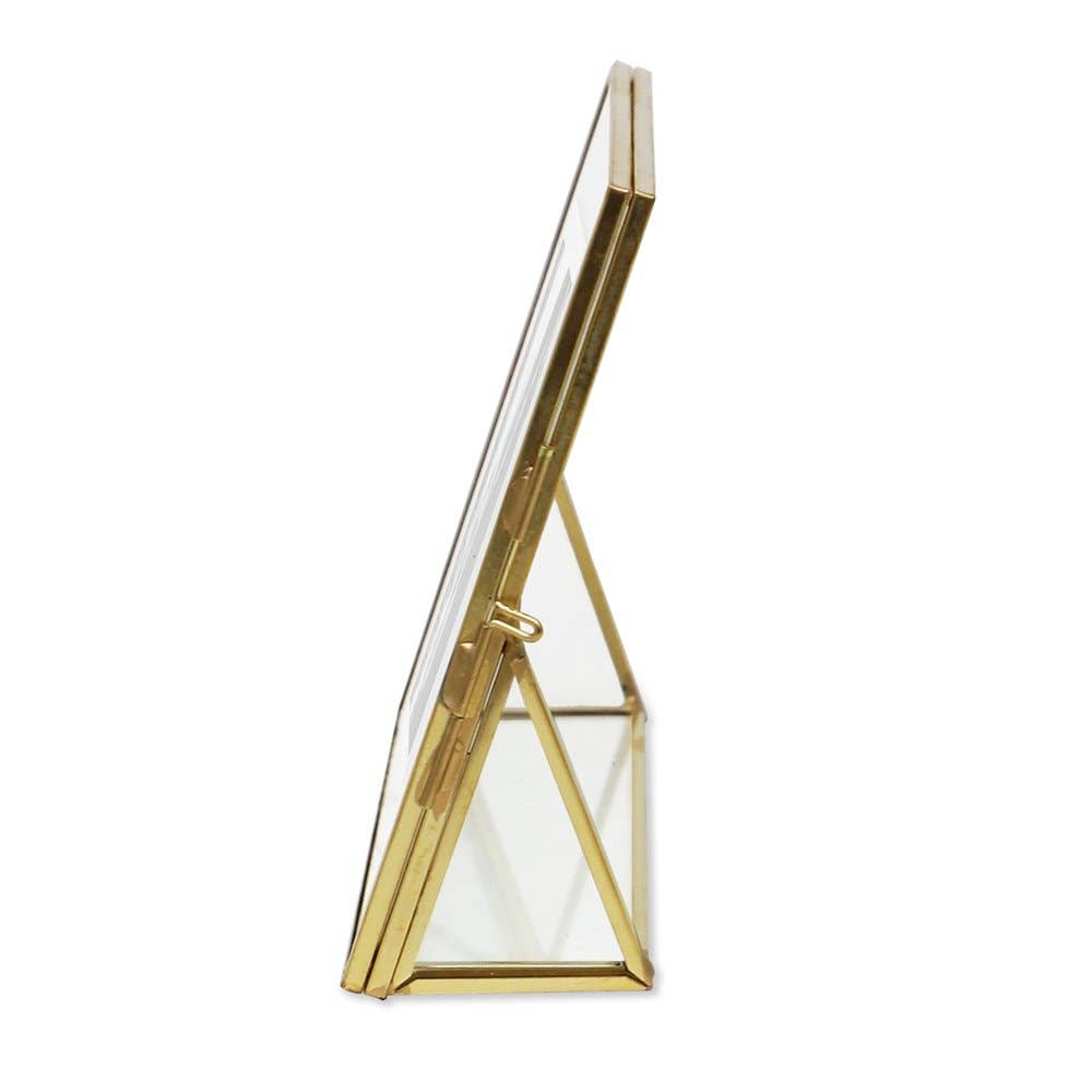 Isaac Jacobs International – Moldura por atacado – Porta-retrato metálico Isaac Jacobs com fecho tipo relicário e base19