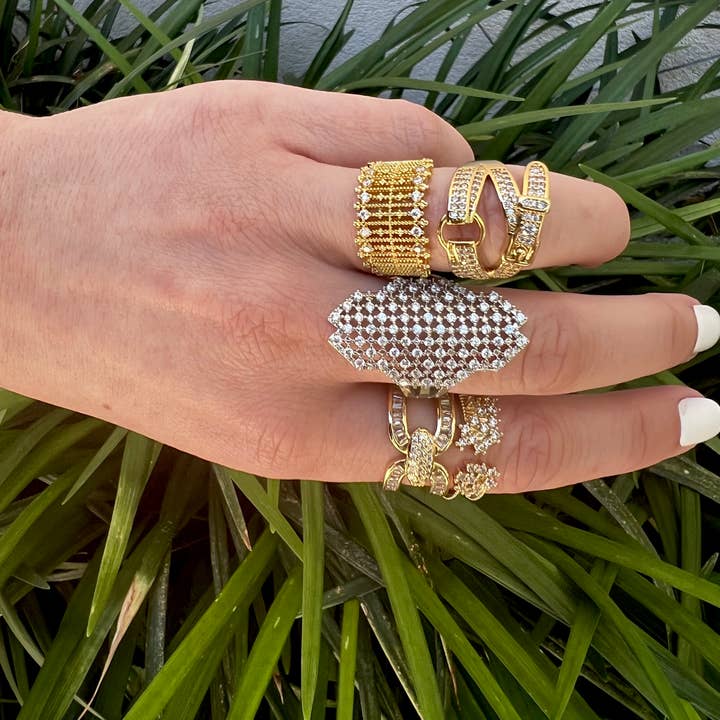 Gemelli - Wholesale Multi-Stone Ring - Kyler Ring1