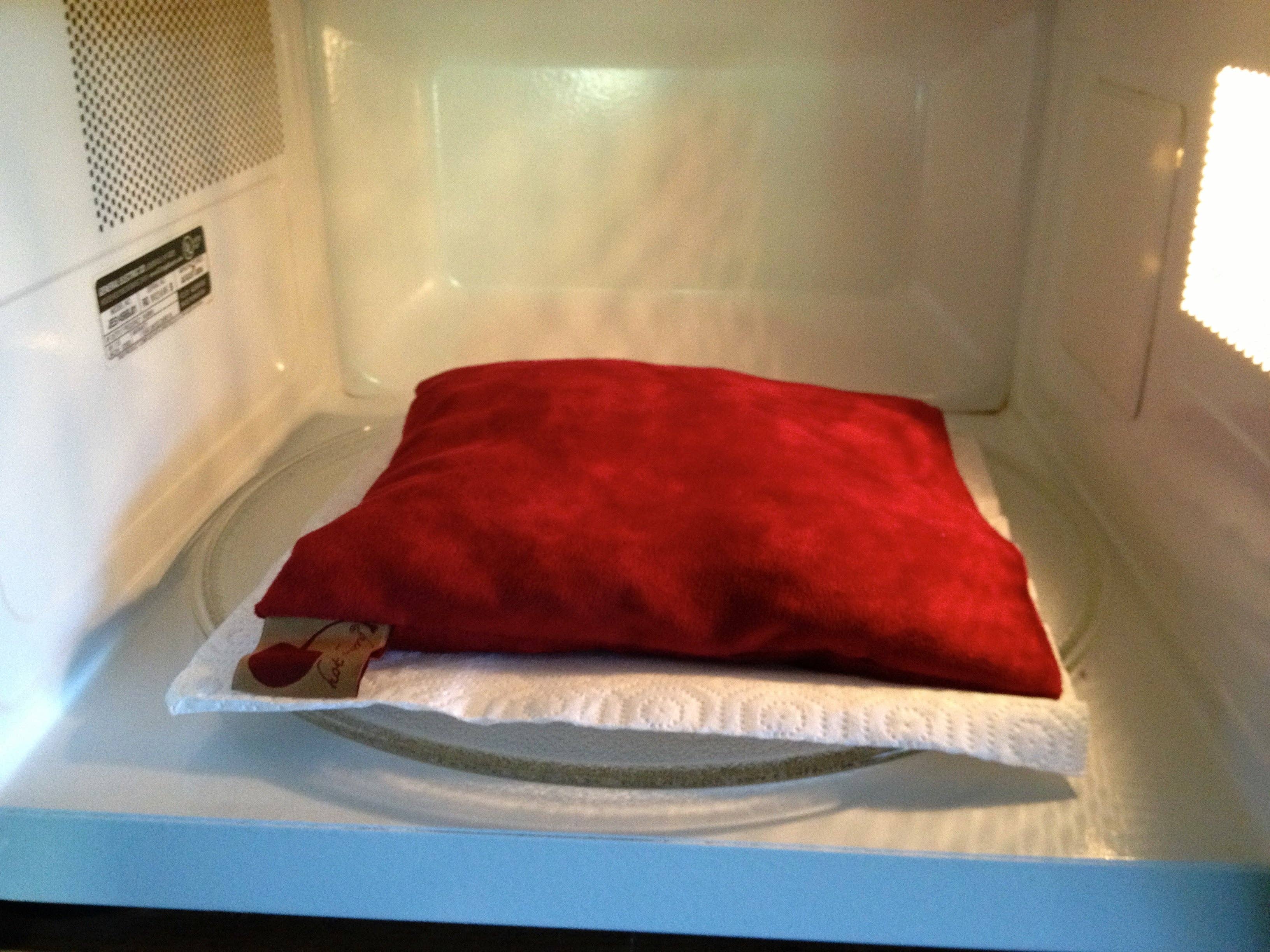 Hot Cherry Pillows - Wholesale Hot/Cold Compress - Hot Cherry Square Pillow in Plush Red Ultra-Suede2