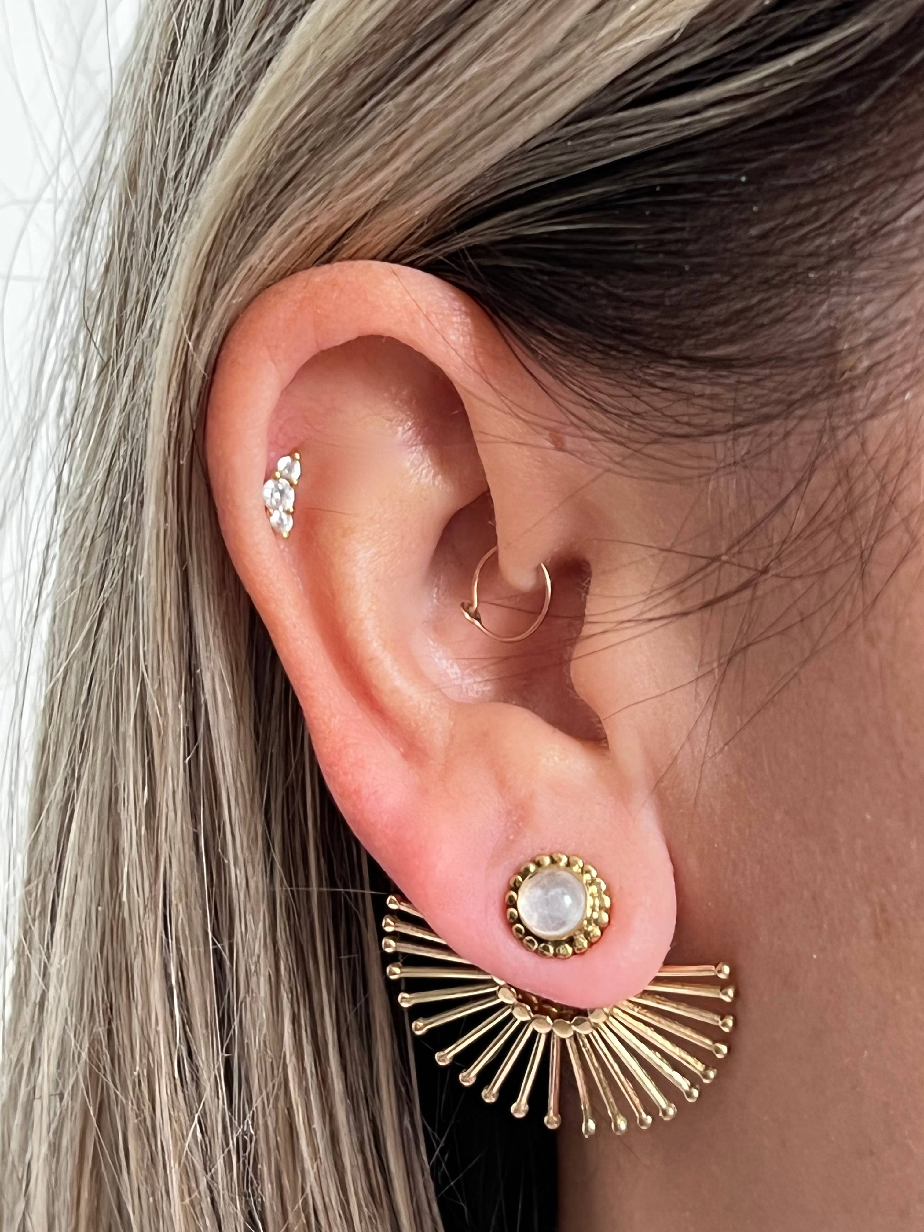 Baizaar - Wholesale Ear Jackets/Climbers - Peacock Ear Jacket6