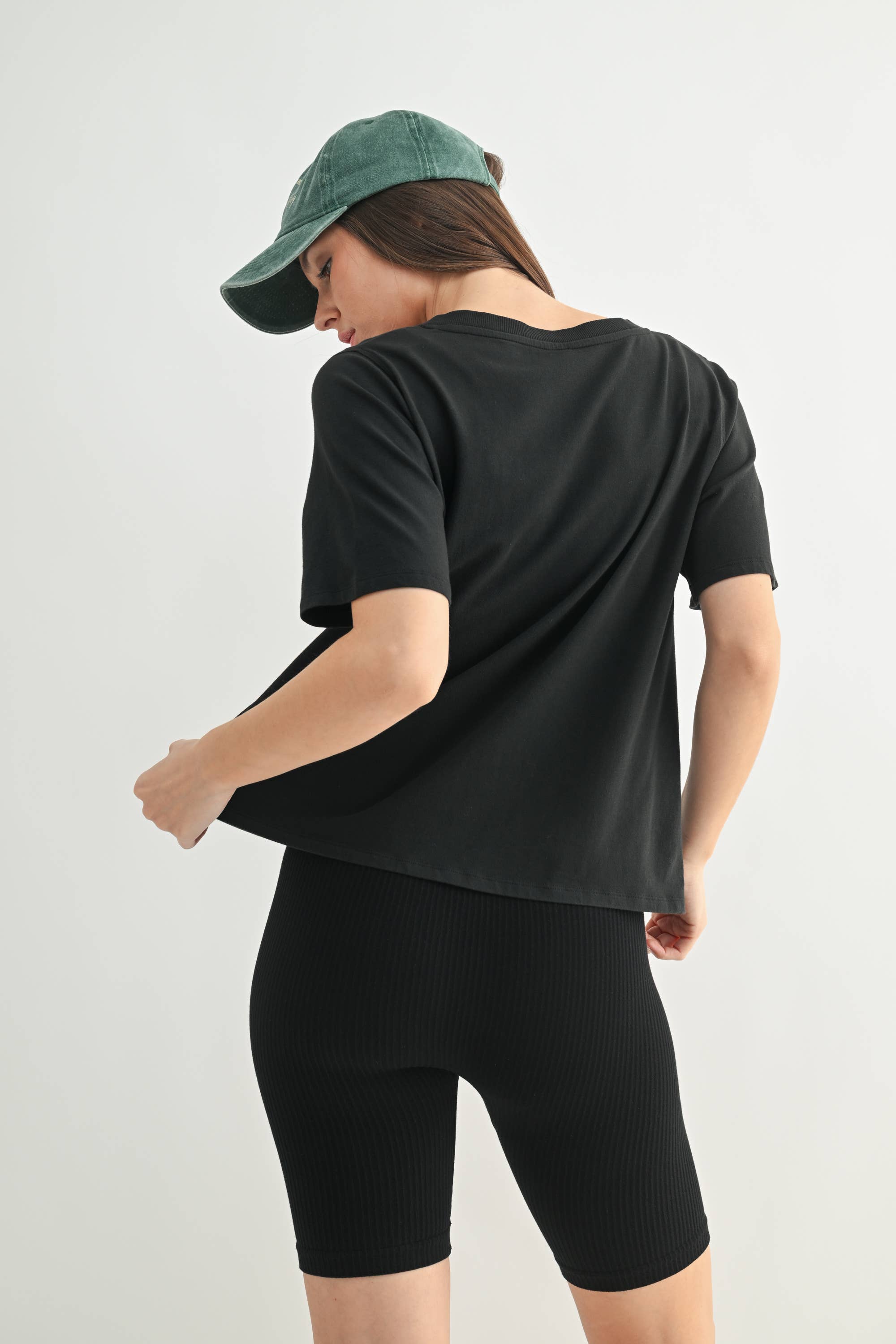 Mono B - Wholesale T-Shirt - Women's - Pima Cotton Blend V-Neck Tee6