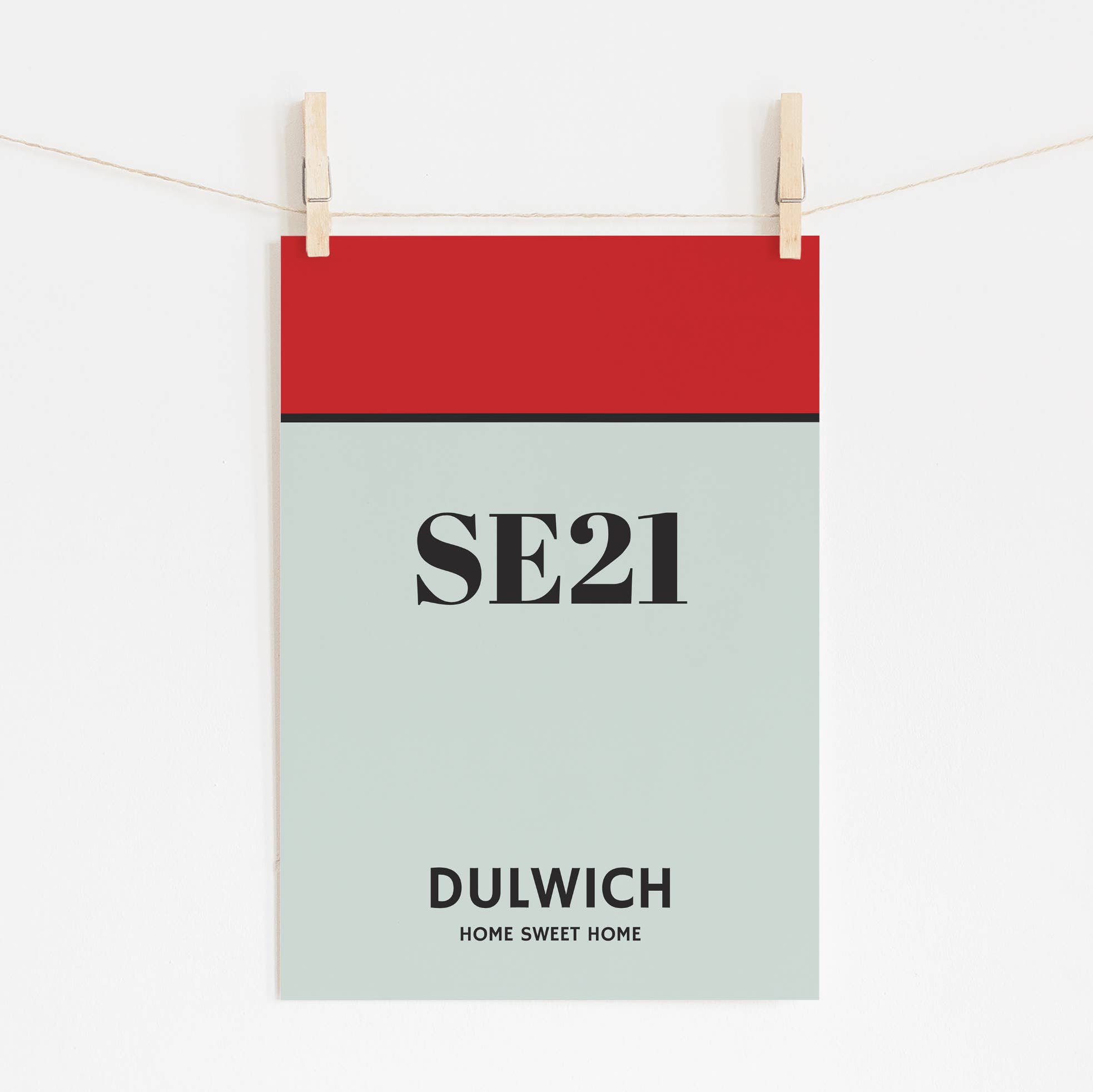 Timmy Loves – wholesale Art print – Customised Postcode A3 Art Print3