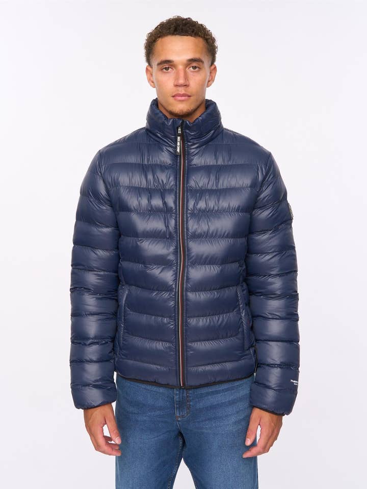 Shemmy Two Steppjacke Marineblau für den Großhandel von Duck and Cover