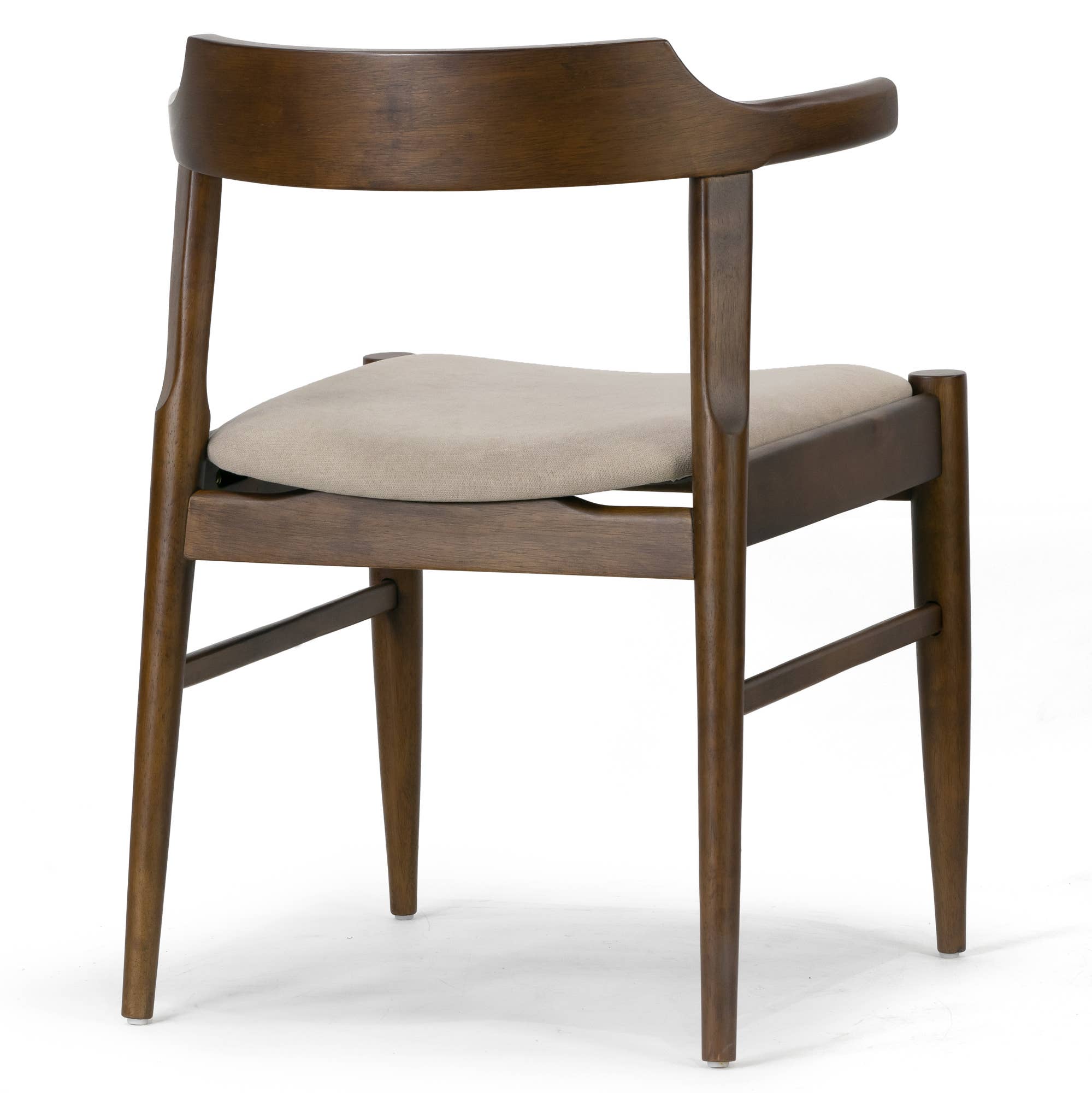 Glamour Home - Wholesale Chair - Set of 2 Atlas Retro Modern Curved Back Wood Chairs6