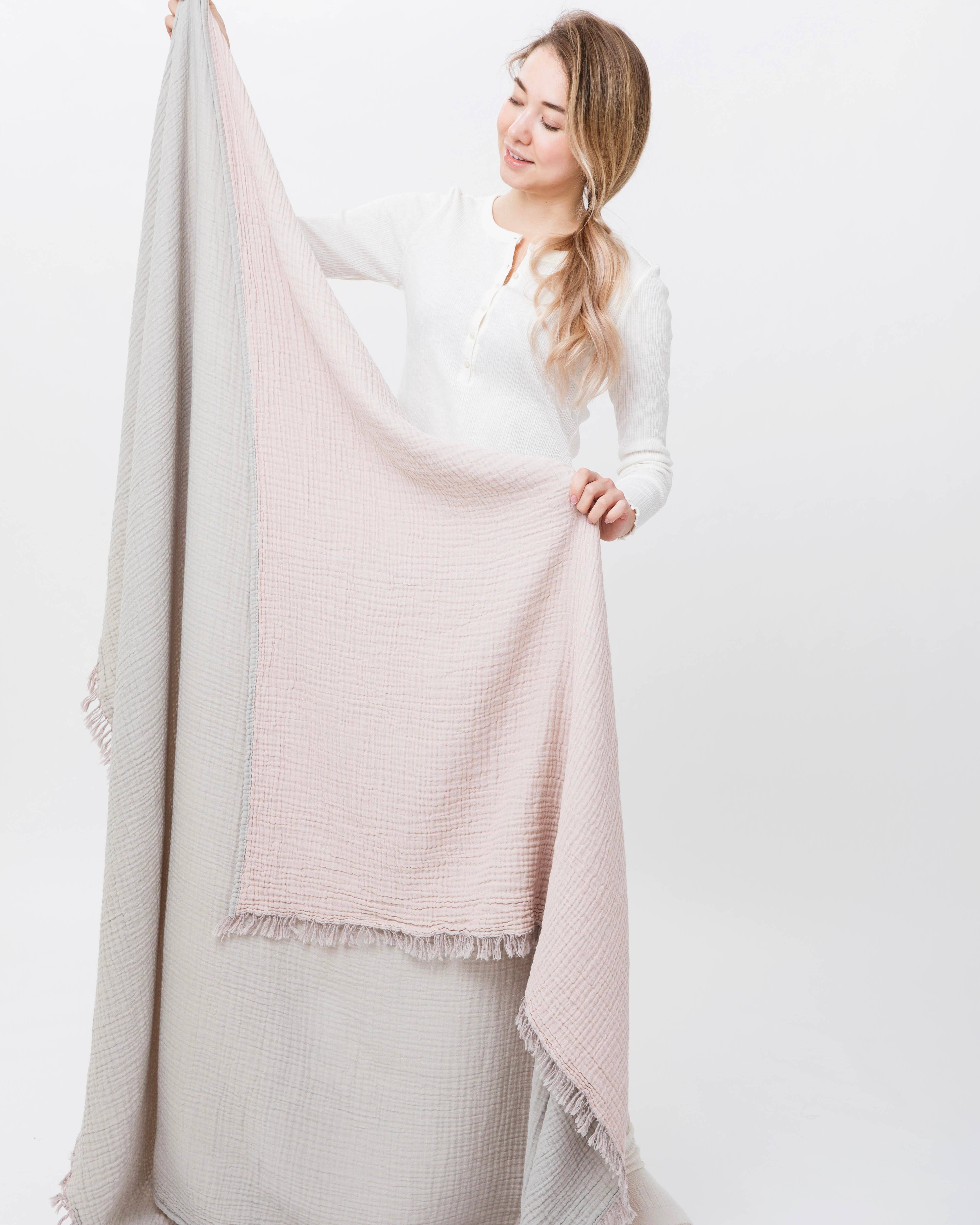 Woven Stories - Wholesale Throw Blanket - Cocoon Cotton Reversible Throw Blanket20