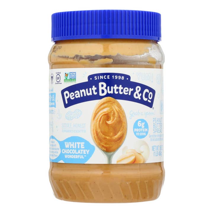 White Chocolate Peanut Butter, Case of 6 - 16 oz for wholesale by Everyday Supply Co