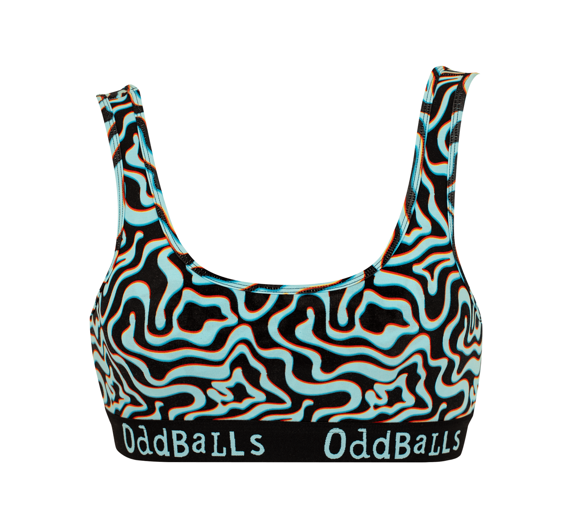 OddBalls – wholesale Bralette – Women's – Neon Lava - Ladies Bralette0