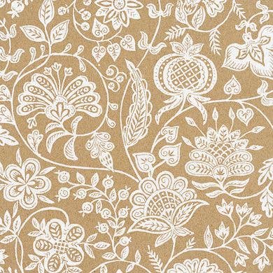 Papier Cadeau Floral Orné – Exotique et Intemporel pour la vente par kadopapier.net