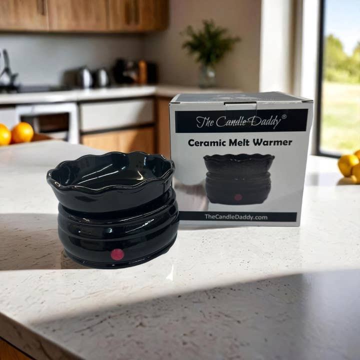 The Candle Daddy - Wholesale Wax Warmer - Electric Ceramic Wax Melt and Candle Warmer - Black