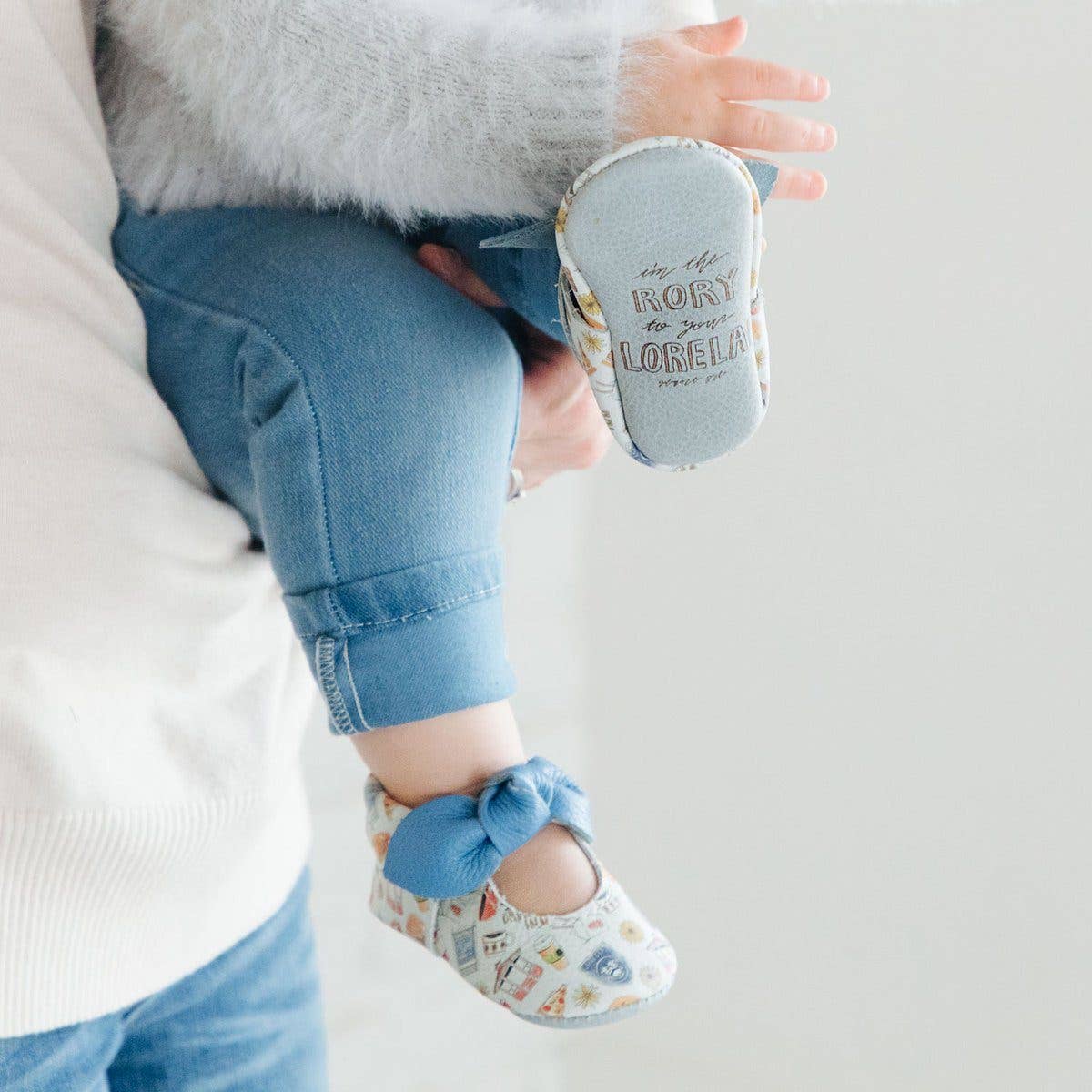 Freshly Picked - Wholesale Crib Shoes - Baby - Gilmore Girls Knotted Bow Baby Shoe4