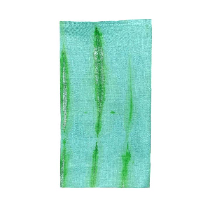 Tulusa - Wholesale Dinner & Cloth Napkin - *HIGH BROW HIPPIE - SET OF 4 LINEN SHIBORI NAPKINS13