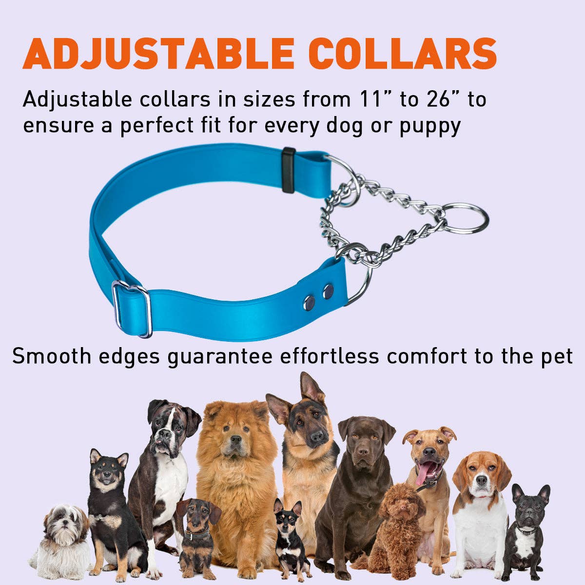 Dogline - Wholesale Pet Collar - Dog - Biothane Collar - Herm Sprenger Assembly Chain19