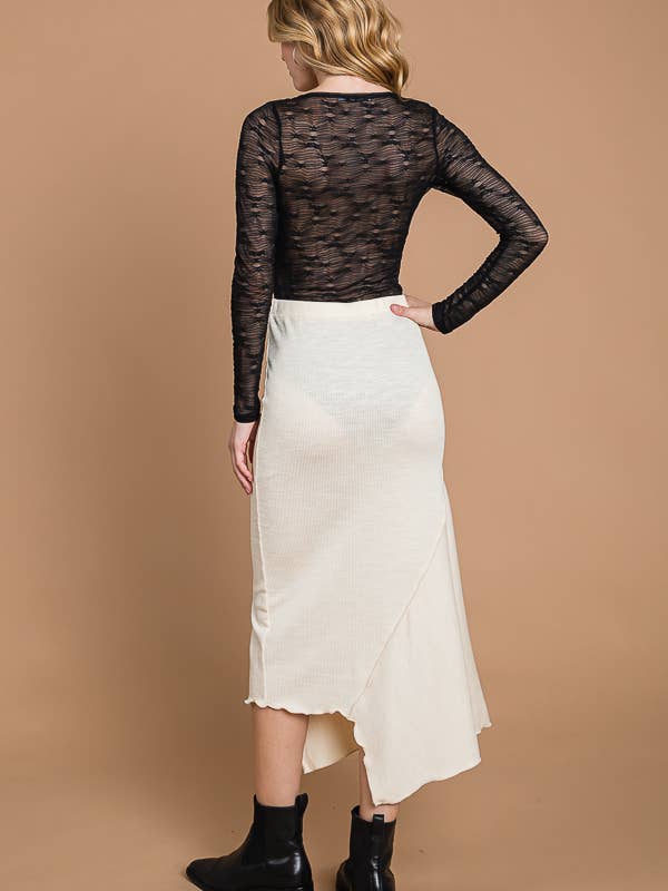 Culture Code - Wholesale Skirt - Women's - CBR1843X - ASYMMETRY MIDI SKIRT18