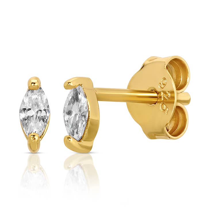 Brincos Glamour em Latão com Banhado a Ouro 14K por atacado de Jūratė Los Angeles