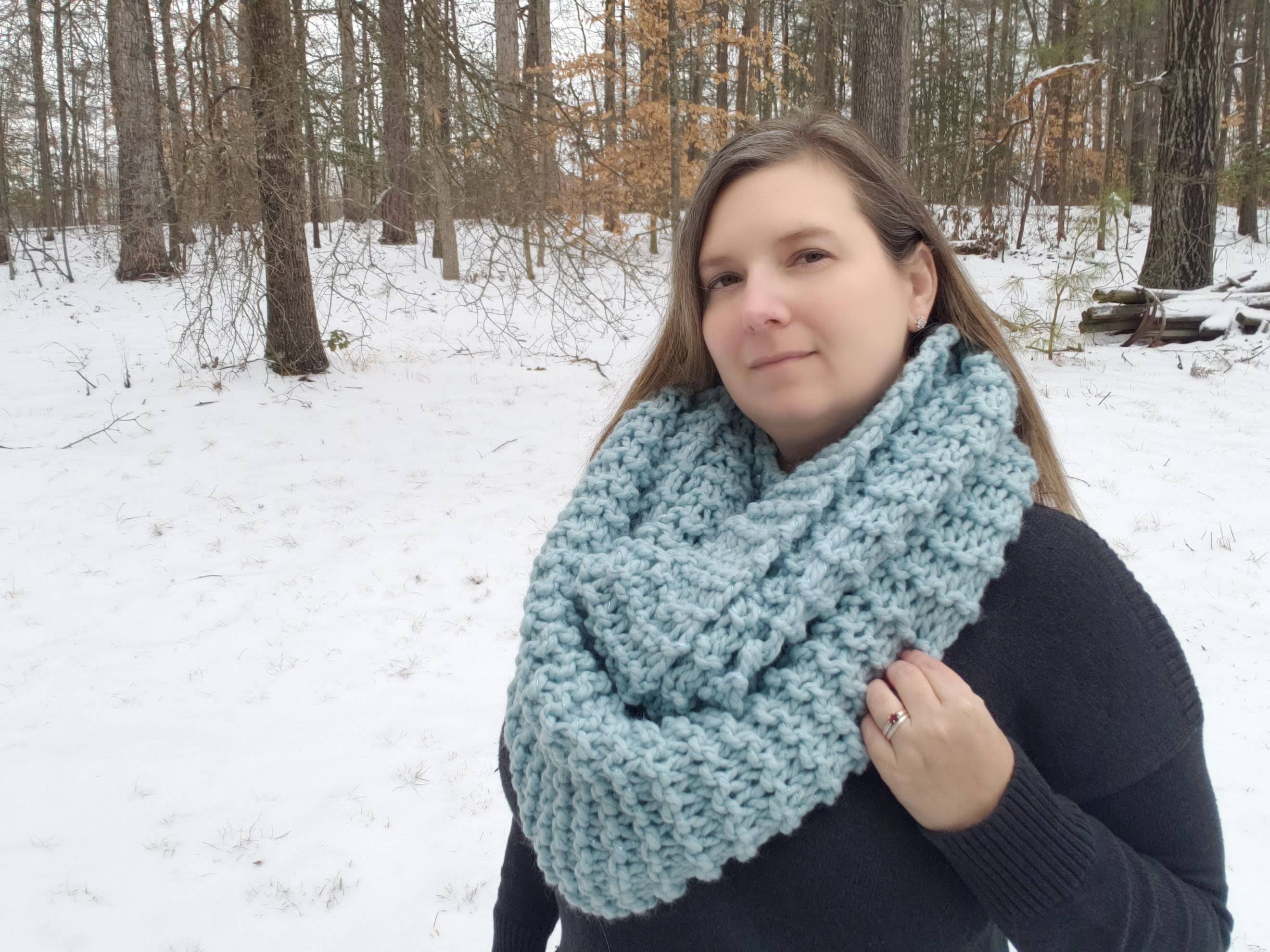 RamsGirl Design - Wholesale Knitting/Crochet Supplies - Chunky Infinity Scarf Beginner Knitting Kit3