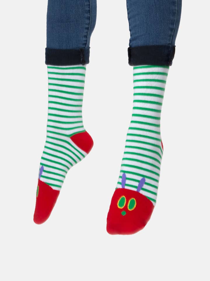 Penguin Random House LLC - Wholesale Socks - Unisex - World of Eric Carle: The Very Hungry Caterpillar Socks