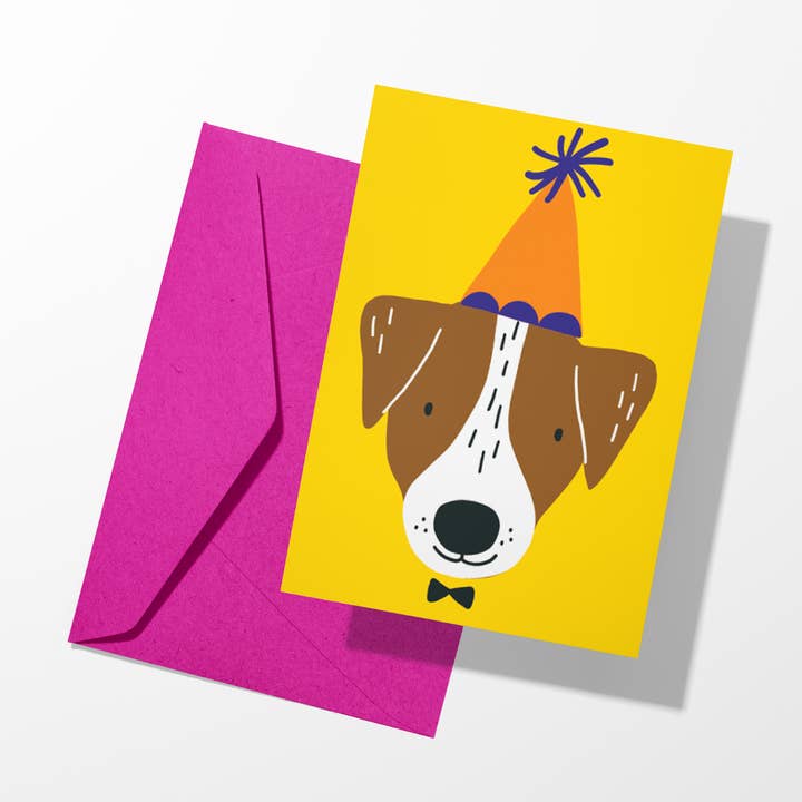 Party Puppy for wholesale by Harry Bubble Paperie