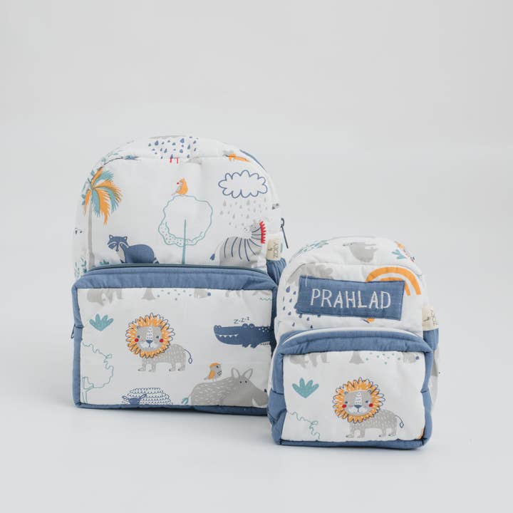 Mochila Personalizada Tribo de Animais Felizes Mochila Bonsai por atacado de Zoey Inc.