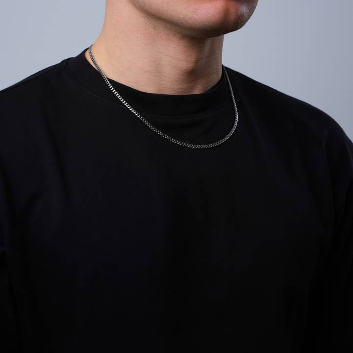 Twistedpendant - Wholesale Link & Chain Necklace - Silver Cuban Chains 16" - 26"