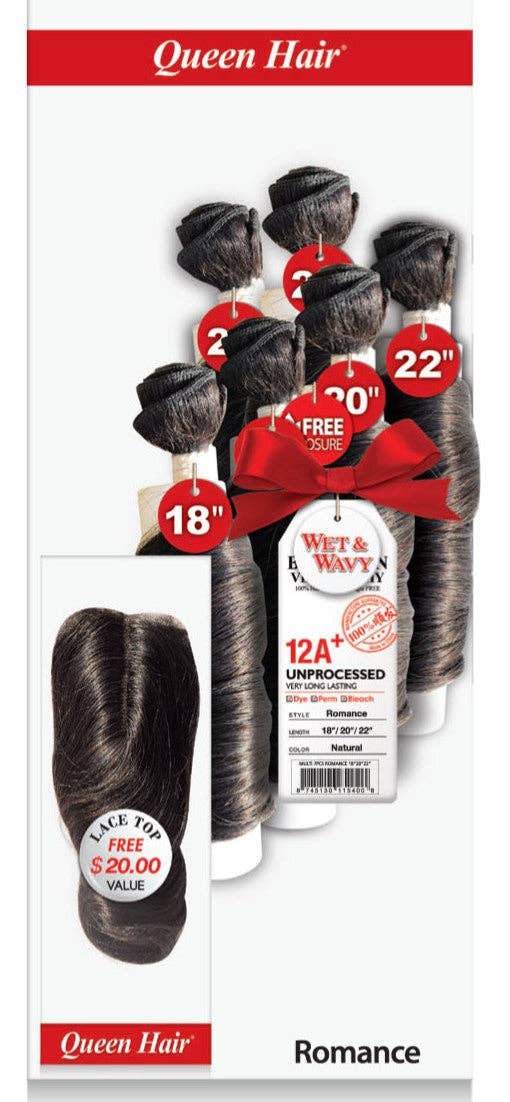AEsthetic - Vendita all'ingrosso Extension per capelli - QUEEN HAIR 7PCS CONFEZIONE MULTIPLA2