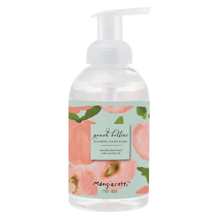 Mangiacotti Espuma de Lavagem de Mãos Peach Bellini 17 oz. por atacado de Boston International