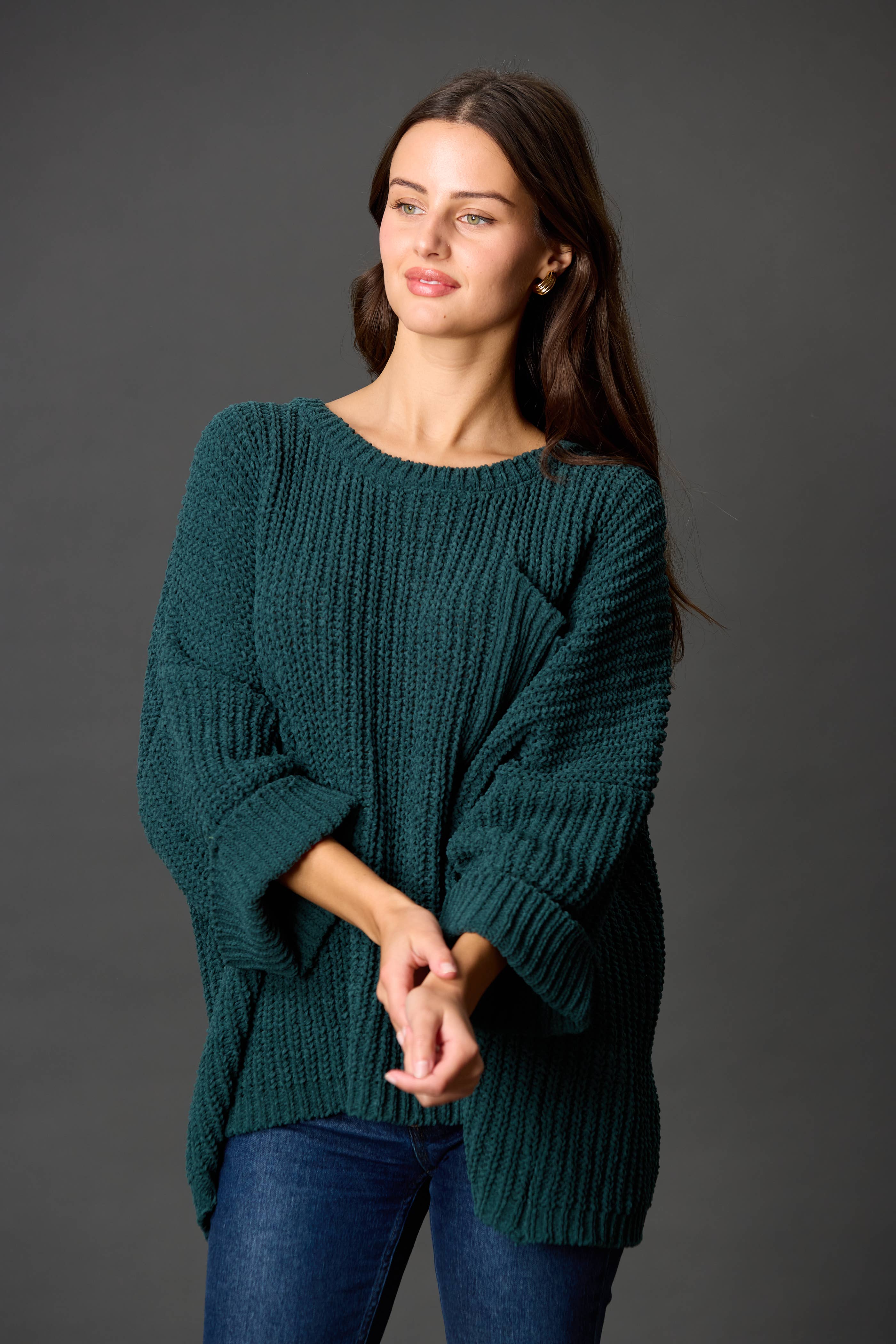 Before You Collection - Vente Pull tunique – femme - Pull oversize en chenille18